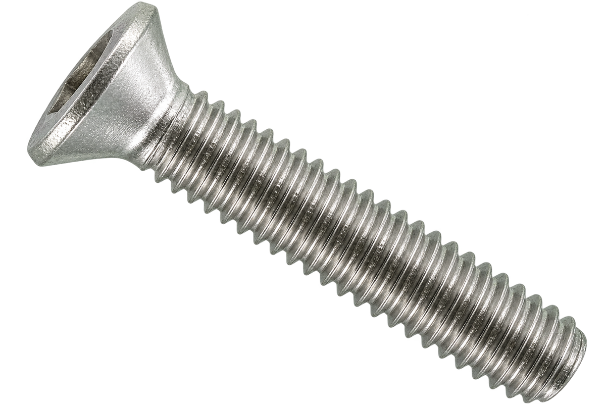 Stainless steel flat head countersunk socket screw