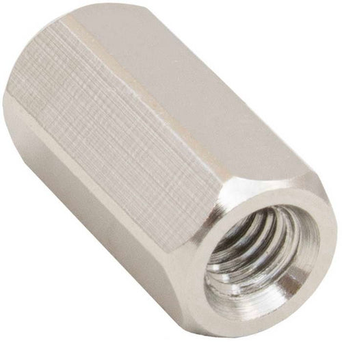 Nickel plated brass female-female hex standoff